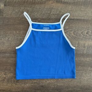 Wild Fable Blue Top with White Edging